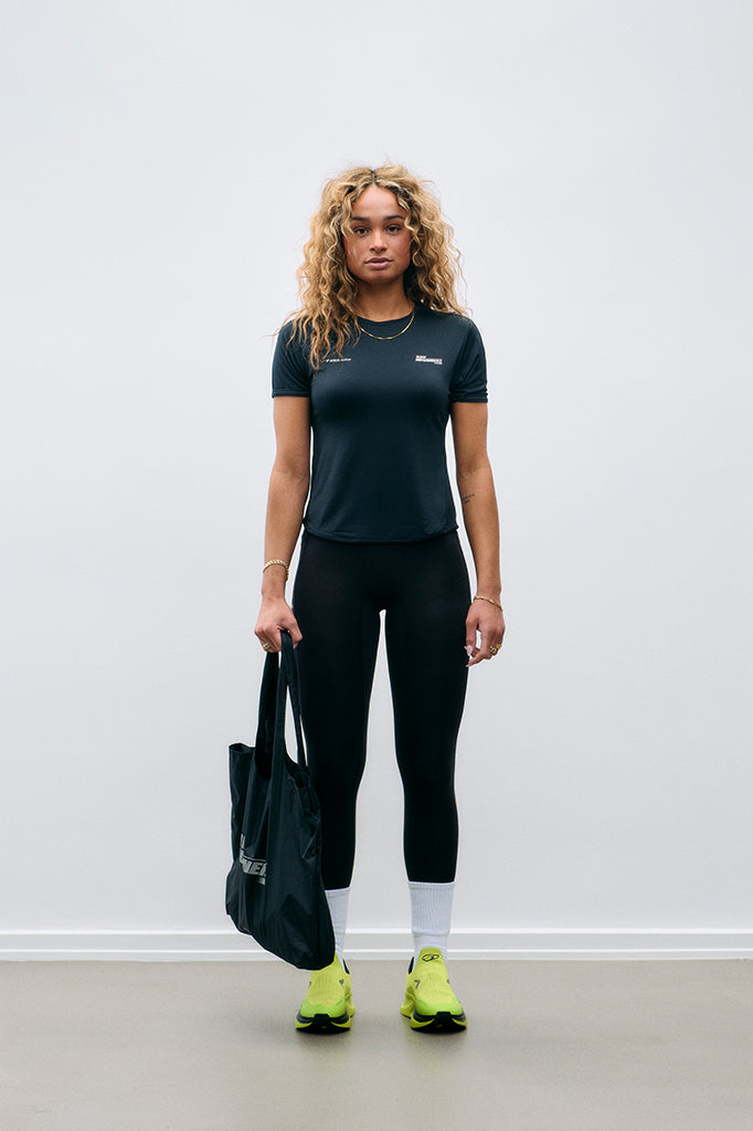 ARKK Apparel Hav Runner Tee | Black - Women T-Shirt